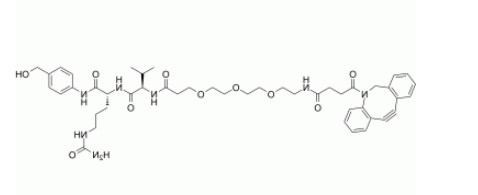 DBCO-PEG4-Propionic-Val-Cit-PAB