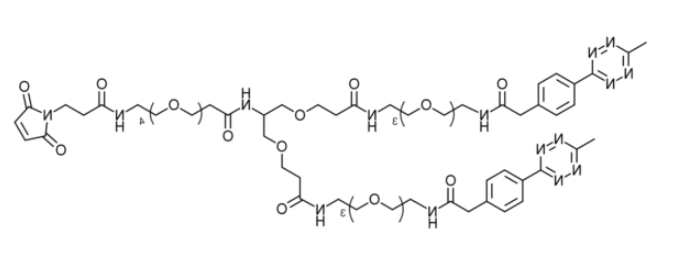 Mal-PEG4-bis-PEG3-methyltetrazine
