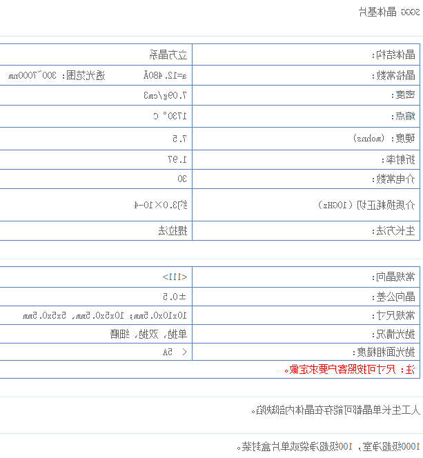 钙镁锆掺杂钆镓石榴石 钙镁锆掺杂钆镓石榴石