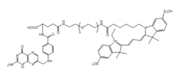 荧光染料Cy3-PEG-Folate/聚乙二醇-叶酸，Ex/Em(nm) 550/570，MW:1000