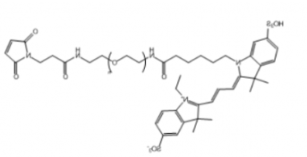 荧光染料Cy3-PEG-maleimide/聚乙二醇-马来酰亚胺，吸收波长:555nm 发射波长:570nm