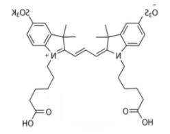 水溶性磺酸基荧光染料diSulfo-Cy3 carboxylic acid/COOH/羧基羧酸(Di)，CAS:146397-17-3