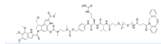 DBCO-PEG4-vc-PAB-Duocarmycin SA