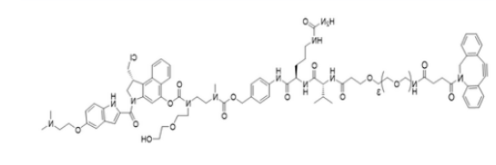 DBCO-PEG4-vc-PAB-(PEG2)-Duocarmycin DM