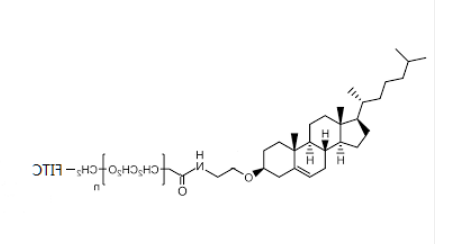 Cholesterol-PEG-FITC Cholesterol-PEG-FITC