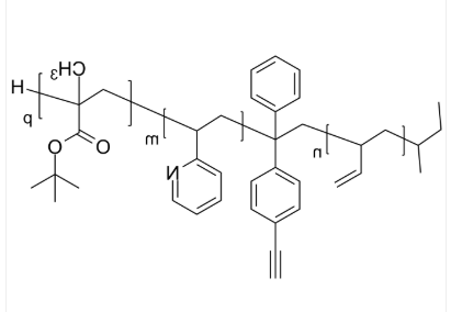 PBd-(acetylene)-P2VP-PtBuMA