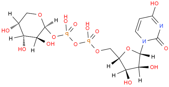 阿拉伯糖偶联核苷酸，UDP-B-L-阿拉伯糖二钠盐，UDP-β-L-Arap，UDP-β-L-Ara.2Na