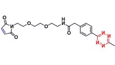 Methyltetrazine-PEG2-maleimide   