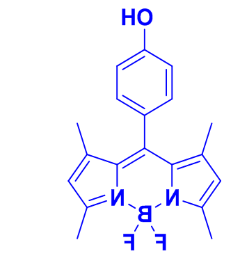 cas 870992-10-2，Bodipy-503/512荧光染料，4,4-二氟-8(4'-羟苯基)-1,3,5,7-四甲基-4-BORA-3A,4A-DIAZA-S-INDACENE