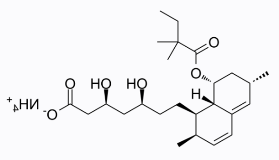 cas:139893-43-9 Simvastatin acid ammonium