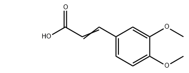 活化氧3,4-二甲氧基肉桂酸，3,4-Dimethoxycinnamic acid (O-Methylferulic acid)，2316-26-9