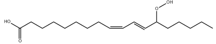 (±)13-HpODE,CAS号:23017-93-8 分子式:C18H32O4 分子量:312.44 (±)13-HpODE,CAS号:23017-93-8 分子式:C18H32O4 分子量:312.44