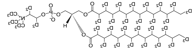 14:0 PC-d67|1,2-dimyristoyl-d54-sn-glycero-3-phosphocholine-1,1,2,2-d4-N,N,N-trimethyl-d9 磷脂