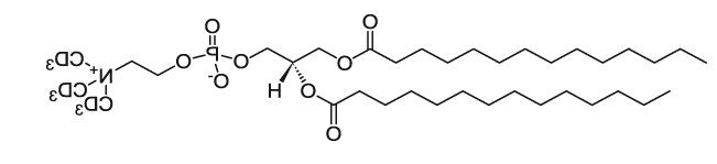14:0 PC-d9|1,2-dimyristoyl-sn-glycero-3-phosphocholine-N,N,N-trimethyl-d9 14:0 PC-d9|1,2-dimyristoyl-sn-glycero-3-phosphocholine-N,N,N-trimethyl-d9