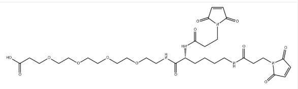 Bis-Mal-Lysine-PEG4-acid