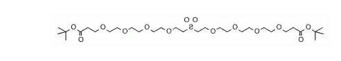 t-Butyloxycarbonyl-PEG4-Sulfone-PEG4-t-butyl ester t-Butyloxycarbonyl-PEG4-Sulfone-PEG4-t-butyl ester