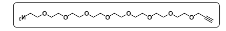 Propargyl-PEG8-N3 Propargyl-PEG8-N3