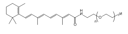 N3-PEG-Tretinoin 叠氮-聚乙二醇-全反式维甲酸 N3-PEG-Tretinoin 叠氮-聚乙二醇-全反式维甲酸
