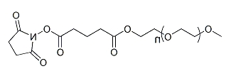 mPEG-SG;甲氧基聚乙二醇琥珀酰亚胺戊二酸酯;mPEG-Succinimidyl Glutarate ester mPEG-SG;甲氧基聚乙二醇琥珀酰亚胺戊二酸酯;mPEG-Succinimidyl Glutarate ester