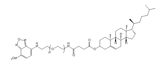 CLS-PEG-NBD 胆固醇-聚乙二醇-硝基苯恶二唑 CLS-PEG-NBD 胆固醇-聚乙二醇-硝基苯恶二唑