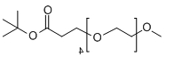 mPEG4-CH2CH2COOtBu；mPEG4-t-butyl ester；分子式：  C16H32O7
