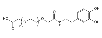 DA-PEG-CH2COOH 多巴胺-聚乙二醇-乙酸 DA-PEG-CH2COOH 多巴胺-聚乙二醇-乙酸