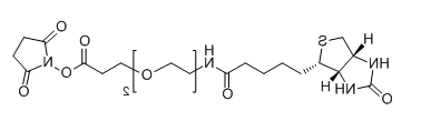 CAS ： 596820-83-6；Biotin-PEG2-SPA；Biotin-PEG2-NHS
