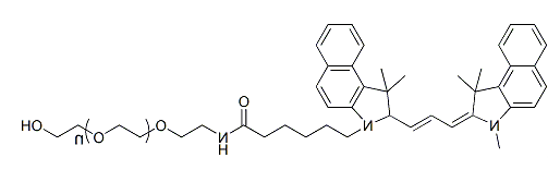 Cy3.5-PEG-OH，CY3.5-聚乙二醇-羟基，Cy3.5-PEG-Hydroxy