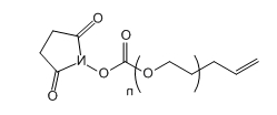 SC-PEG-Alkene；Succinimidyl ester-PEG-Alkene；活性酯-聚乙二醇-烯基