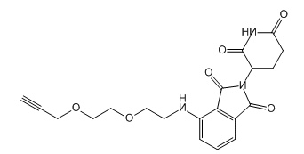 CAS: 2138439-56-0;Pomalidomide-PEG2-Propargyl;泊马度胺-二聚乙二醇-炔基