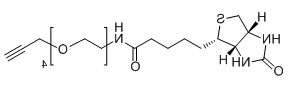 CAS： 1458576-00-5；Biotin-PEG4-Alkyne；分子式：  C21H35N3O6S