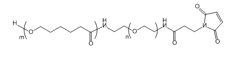 PCL(5K)-PEG-Mal；聚己内酯(5K)-聚乙二醇-马来酰亚胺；Polycaprolactone(5K)-PEG-Maleimide