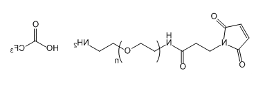 Mal-NH-PEG-NH2.TFA；马来酰亚胺-聚乙二醇-三氟乙酸铵盐；Mal-NH-PEG-NH2.CF3COOH