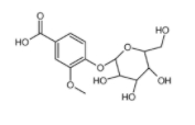 香草酸-4-β-D-葡萄糖苷 香草酸-4-β-D-葡萄糖苷