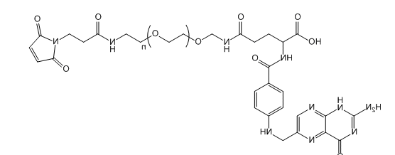 FA-PEG-Mal；Folic Acid-PEG-Maleimide；叶酸-聚乙二醇-马来酰亚胺