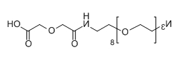 CAS：846549-37-9；2-((Azido-PEG8-carbamoyl)methoxy)acetic acid