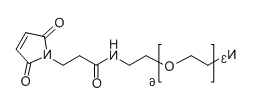 Azido-PEG6-Maleimide；N3-PEG6-Mal；C21H35N5O9；分子量：  501.24