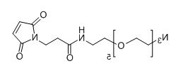 N3-PEG5-Mal；Azido-PEG5-Maleimide；C19H31N5O9；分子量：  457.22