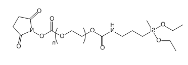 Diethoxylsilane-PEG-SC；二乙氧基硅烷-聚乙二醇-琥珀酰亚胺碳酸酯；Diethoxylsilane-PEG-NHS