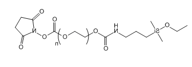 Monoethoxylsilane-PEG-SC；单乙氧基硅烷-聚乙二醇-琥珀酰亚胺碳酸酯；Monoethoxylsilane-PEG-NHS