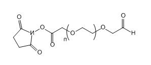 ALD-PEG-SCM；CHO-PEG-SCM；Aldehyde-PEG-Succinimidyl Carboxymethyl Ester