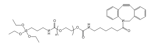 DBCO-PEG-Silane；二苯并环辛炔-聚乙二醇-三乙氧基硅烷；DibenzocycolctynePEG-Silane