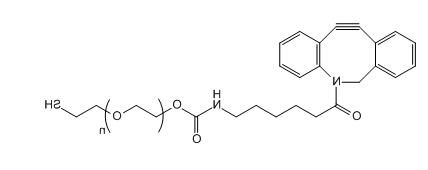 DBCO-PEG-SH；二苯并环辛炔-聚乙二醇-巯基；Dibenzocycolctyne-PEG-Thiol