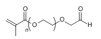 CHO-PEG-MA；ALD-PEG-Ma；α-醛基-ω-甲基丙烯酸酯基聚乙二醇