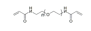 ACA-PEG-ACA；Acrylamide-PEG-Acrylamide；α,ω-二丙烯酰胺基聚乙二醇