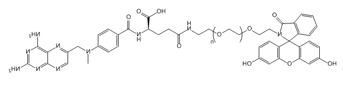 FITC-PEG-MTX；荧光素-聚乙二醇-甲氨蝶呤；Fluorescein-PEG-Methotrexate