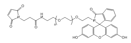 FITC-PEG-Mal；荧光素-聚乙二醇-马来酰亚胺；Fluorescein-PEG-Maleimide