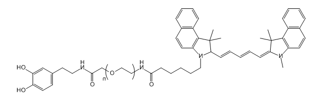 Cy5.5-PEG-DA；Cyanur5.5-PEG-Dopamine；花青素Cy5.5-聚乙二醇-多巴胺