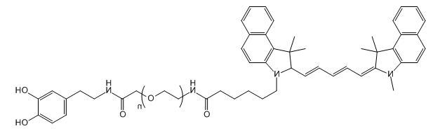 Cy5.5-PEG-DA；Cyanur5.5-PEG-Dopamine；花青素Cy5.5-聚乙二醇-多巴胺