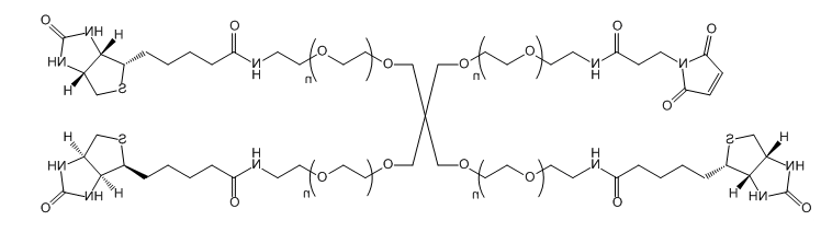 4-ArmPEG-(3Biotin-1Mal)应用于医学研究